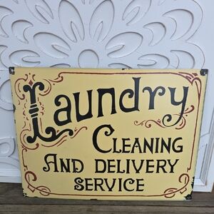 Metal Laundry Wall Decor